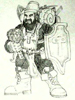 Rokdar Shaleoven, Dwarven Cleric - Graphite.